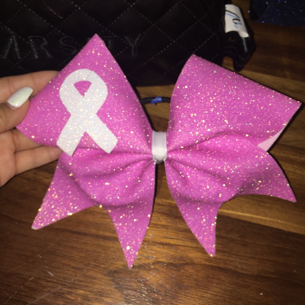 Breast Cancer Awareness Cheer Bow